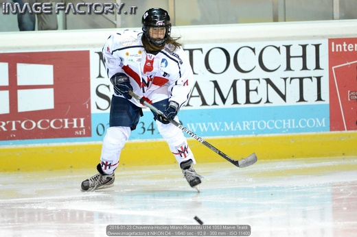 2016-01-23 Chiavenna-Hockey Milano Rossoblu U14 1053 Maeve Tealdi